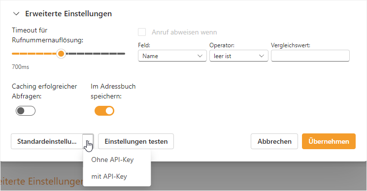 UI / Konfiguration